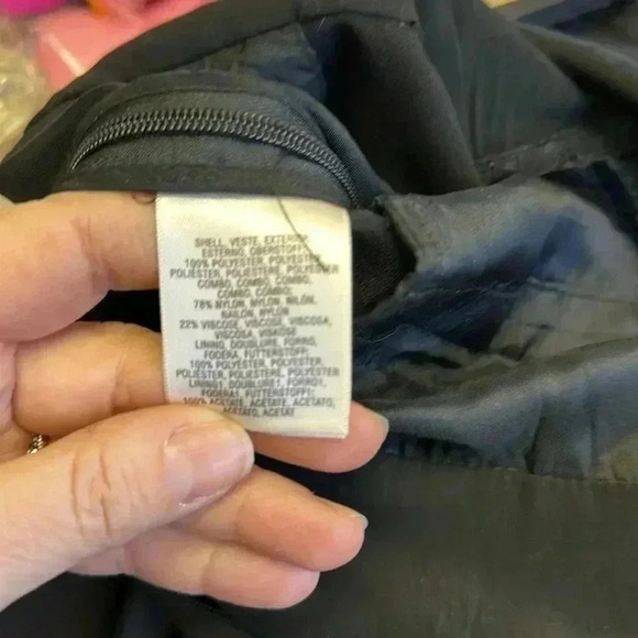 Elevenses from Anthropologie Lace Detail Sleeveless Black Jumpsuit Size 6 - Picture 8 of 10